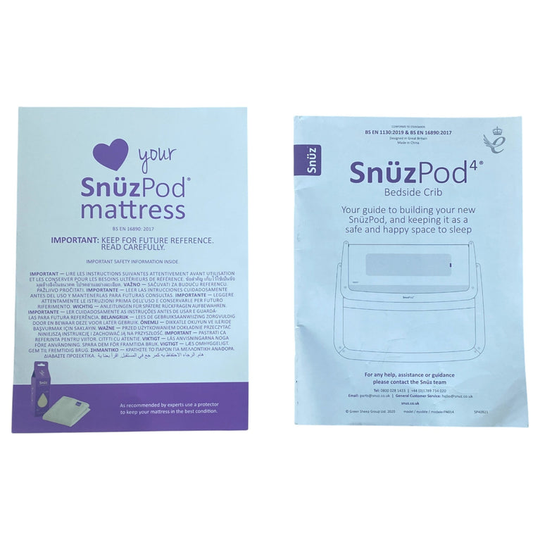 Snuz SnuzPod 4 Bedside Crib - Dove Grey