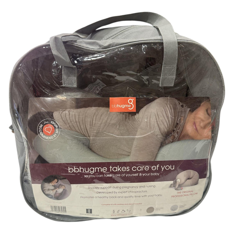 bbHugme Pregnancy Body Pillow - Sand (Cover) & Vanilla (Pebble)
