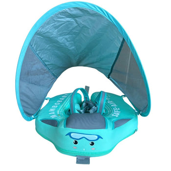 Mambobaby Float Deluxe with Canopy and Tail - Green
