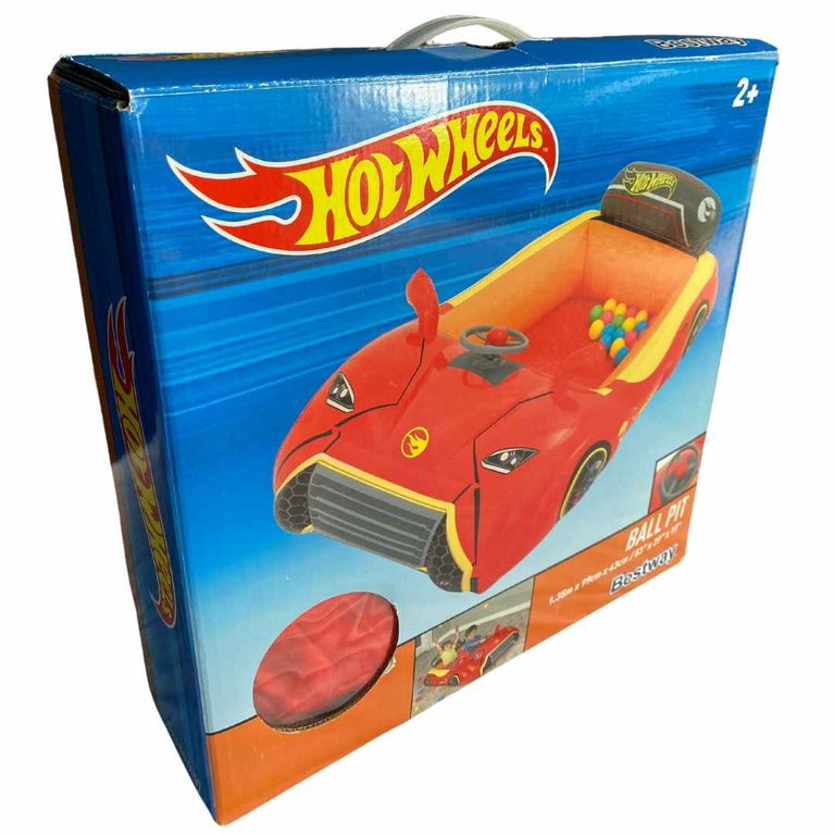 Bestway-Hot-Wheels-Inflatable-Sports-Car-Ball-Pit-Red-5