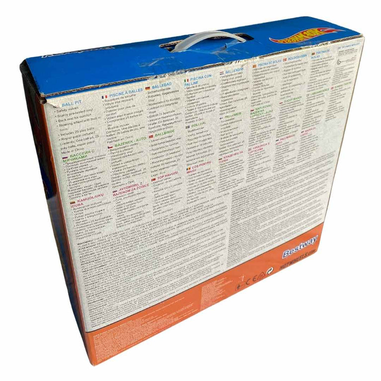 Bestway-Hot-Wheels-Inflatable-Sports-Car-Ball-Pit-Red-6