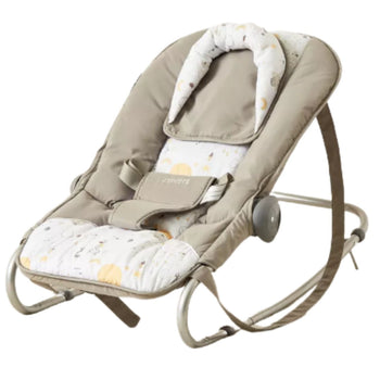Juniors Brick Baby Rocker with Pillow - Beige