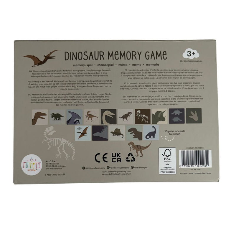 A Little Lovely Company Memory Dinosaur