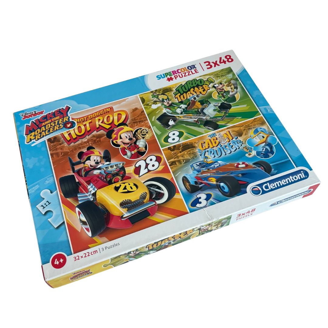 Clementoni Mickey And The Roadster Racers Puzzle – 60 Teile, 33,5x23,5 Cm, Für Kinder Ab 3 Jahren