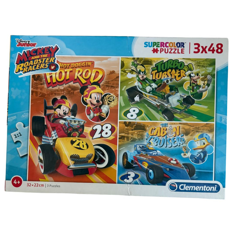 Clementoni Supercolor Puzzle Mickey and The Roadster Racers