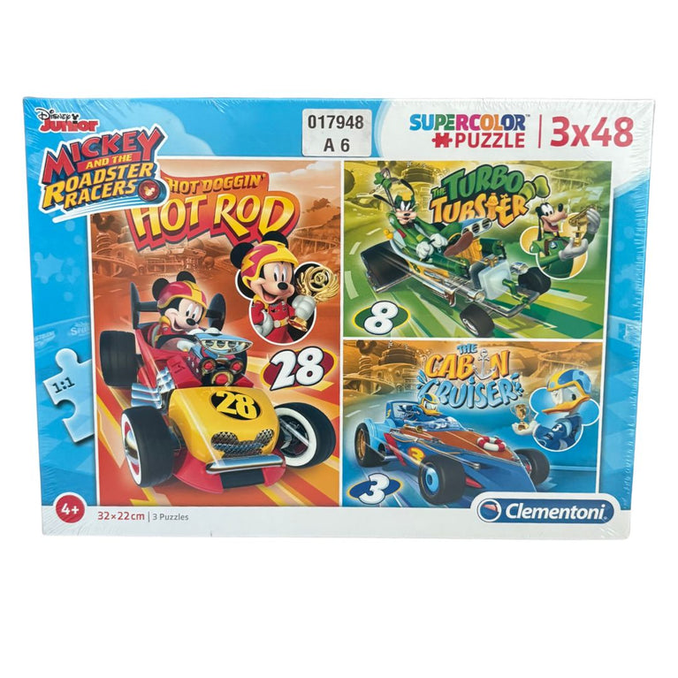 Clementoni Supercolor Puzzle Mickey and The Roadster Racers