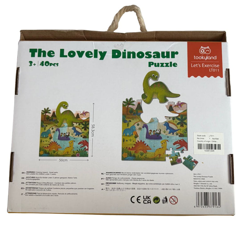 Tookyland The Lovely Dinosaur Puzzle
