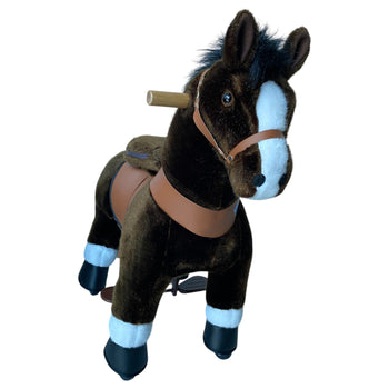 PonyCycle Riding Horse Toy Model U - Chocolate Brown