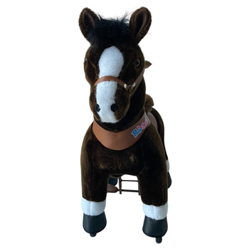 PonyCycle Riding Horse Toy Model U - Chocolate Brown