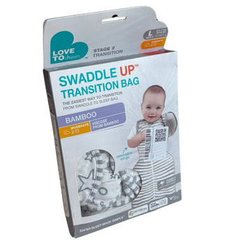 Love to Dream Stage 2 Swaddle Up Transition Bag Original 1.0 TOG Large (8.5 - 11 Kg) - Grey
