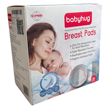 Babyhug 3D Contoured Ultra Thin Breast Pads - 36 Pieces