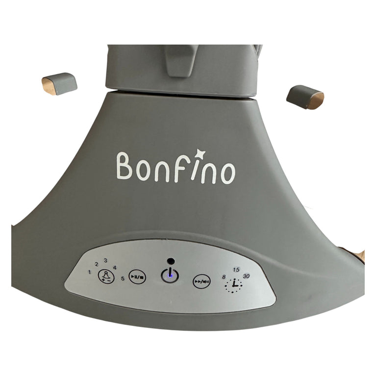 Bonfino Smart Sway Electric Rocker with Toybar - Aluminium/ Melange
