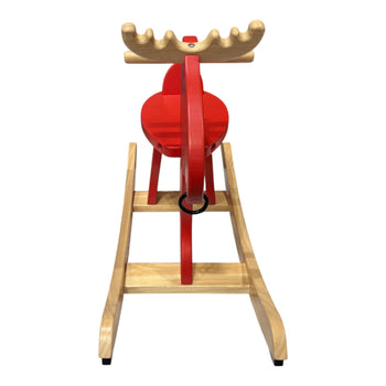 Ikea EKORRE Rocking Moose-Red