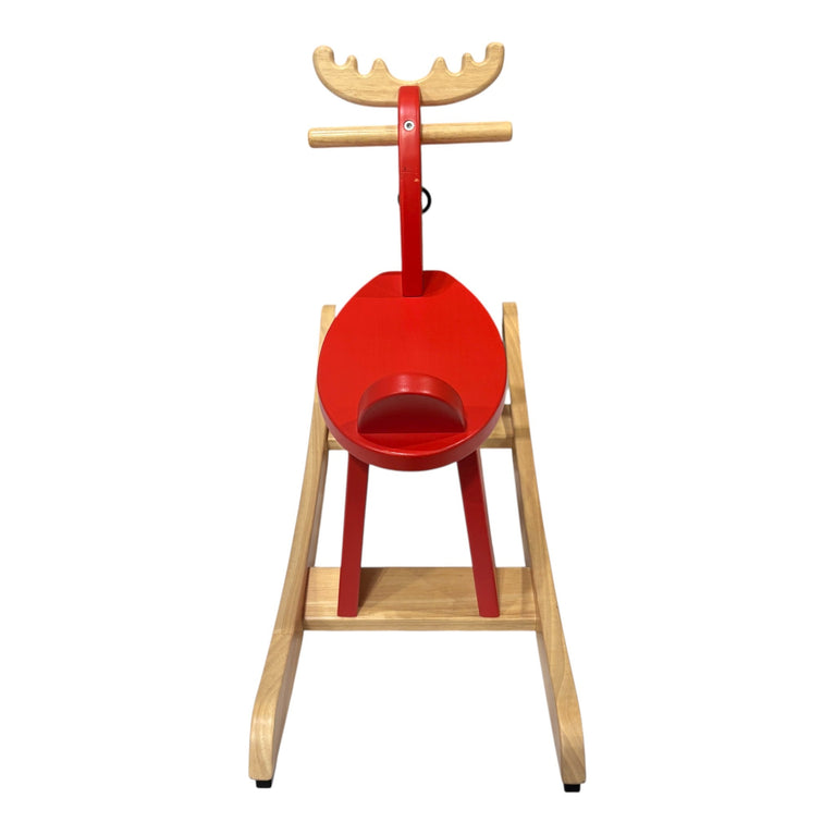 Ikea EKORRE Rocking Moose-Red