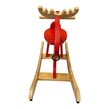 Ikea EKORRE Rocking Moose-Red