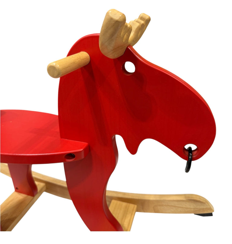 Ikea EKORRE Rocking Moose-Red