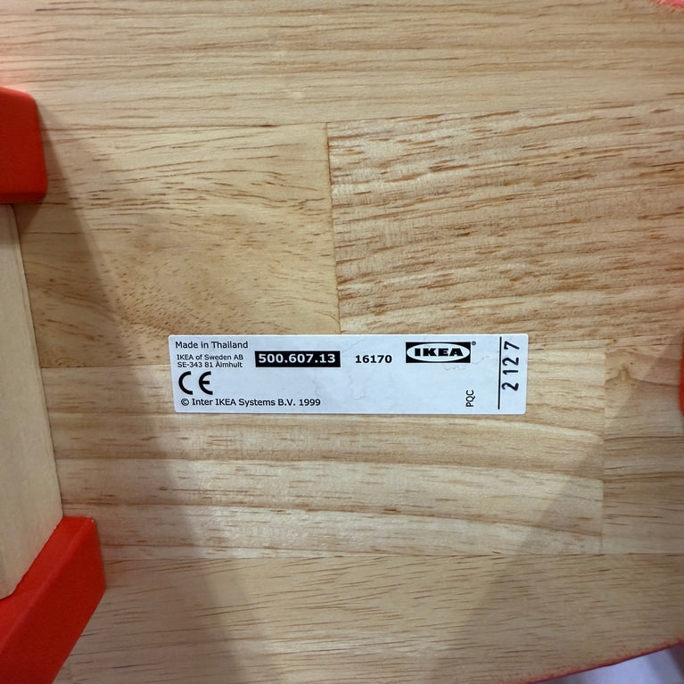 Ikea EKORRE Rocking Moose-Red