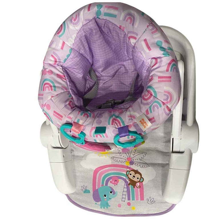 Bright Starts Learn-to-Sit Floor Seat - Purple Paradise