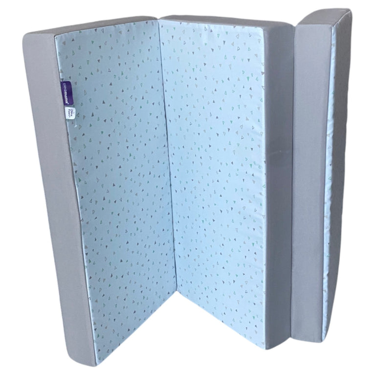 Clevamama-ClevaFoam-3-in-1-Travel-Cot-Mattress-Grey/White-1-5