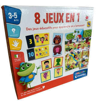 Clementoni 8-in-1 Educational Games for Children