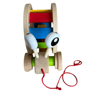 Hape Walk-A-Long Snail Pull Toy