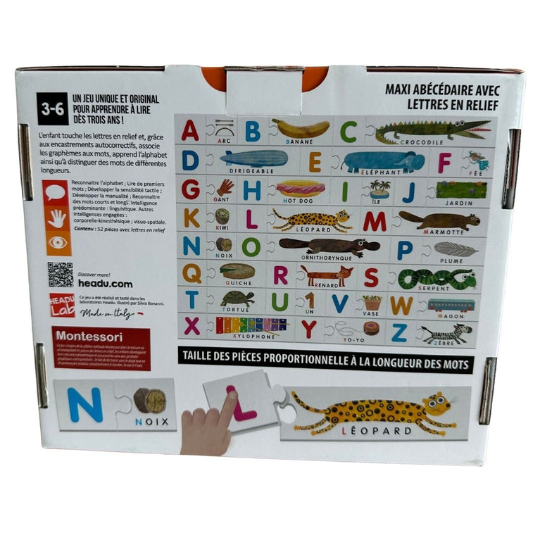 Headu Alphabet Tactile Montessori