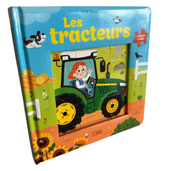 Les Tracteurs Puzzle Book - 9 pcs