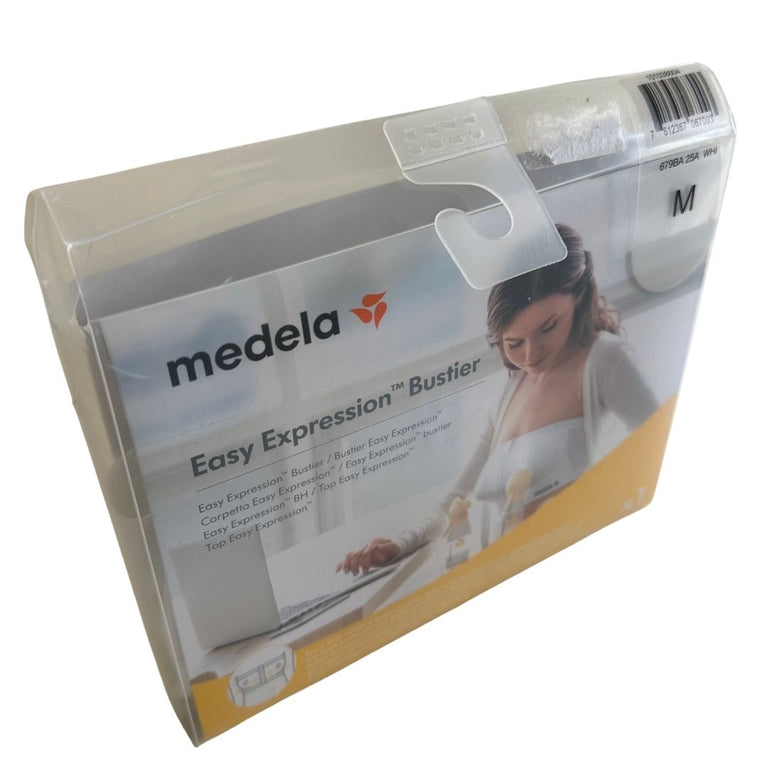 Medela Easy Expression Hands Free Pumping Bra - White