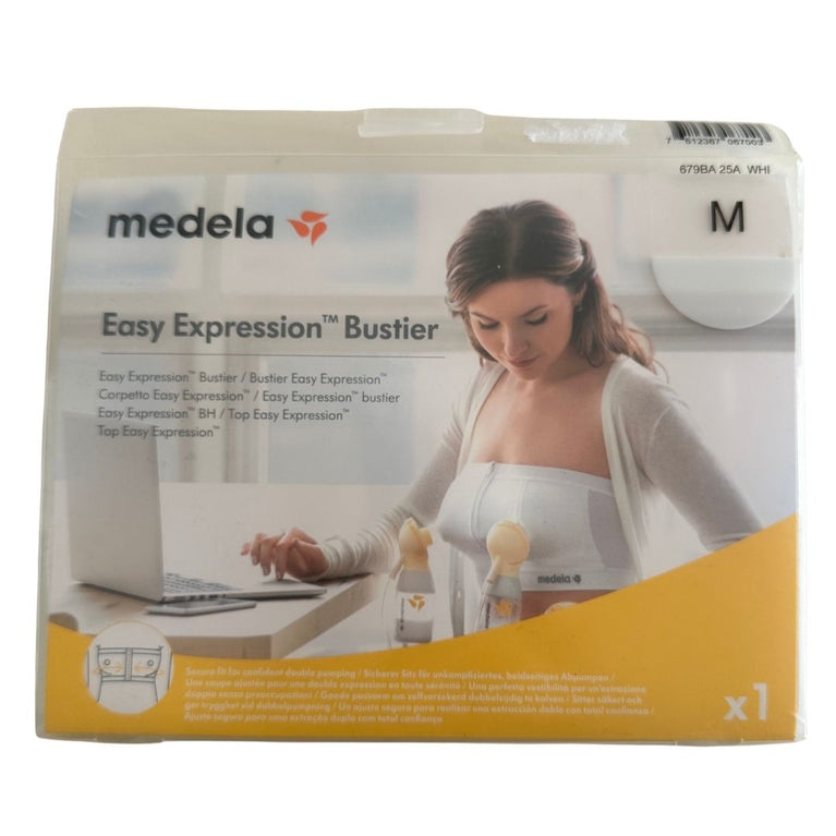 Medela Easy Expression Hands Free Pumping Bra - White