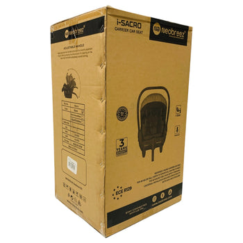 Neobreez-i-Sacro-i-Size-Lightweight-Baby-Car-Seat-Carrier-Black-1-1
