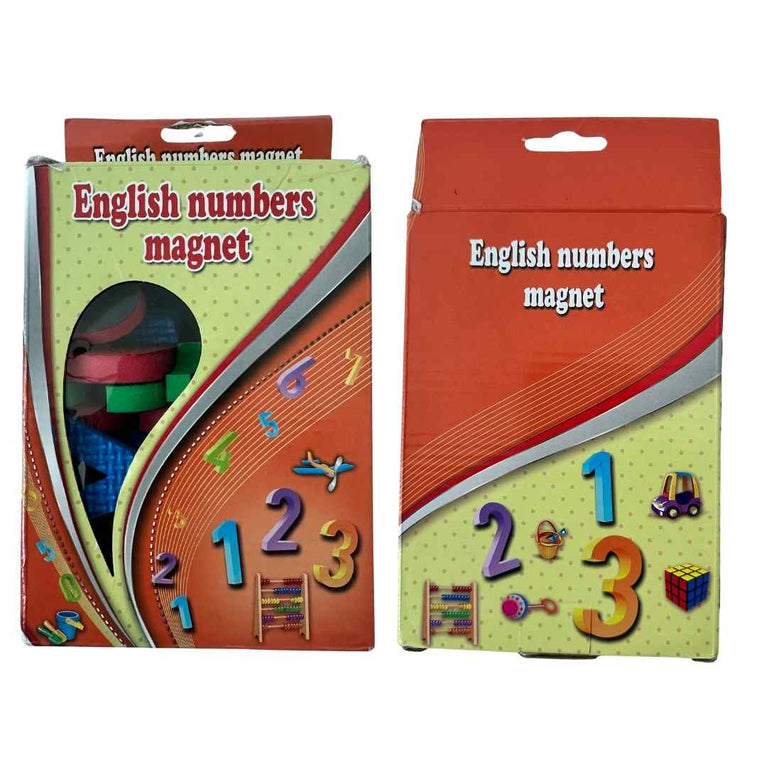 English Foam Numbers Magnet Set