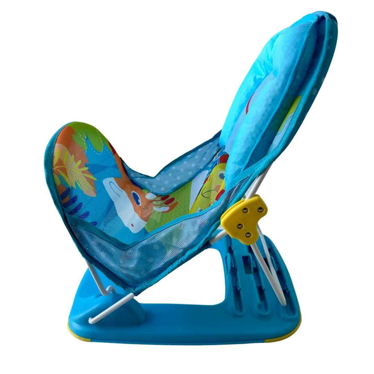 Mee Mee Compact Anti-Skid Baby Bather with Reclining Seat - Aqua Turtle