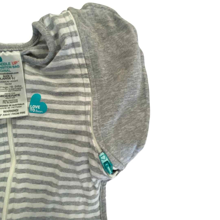 Love to Dream Swaddle Up Transitional Bag Original - (Large 1.0 TOG) - Grey