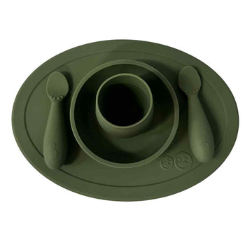 Ezpz First Food Feeding Set - Olive