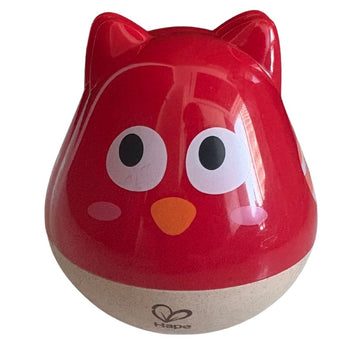 Hape Owl Musical Wobbler - Red