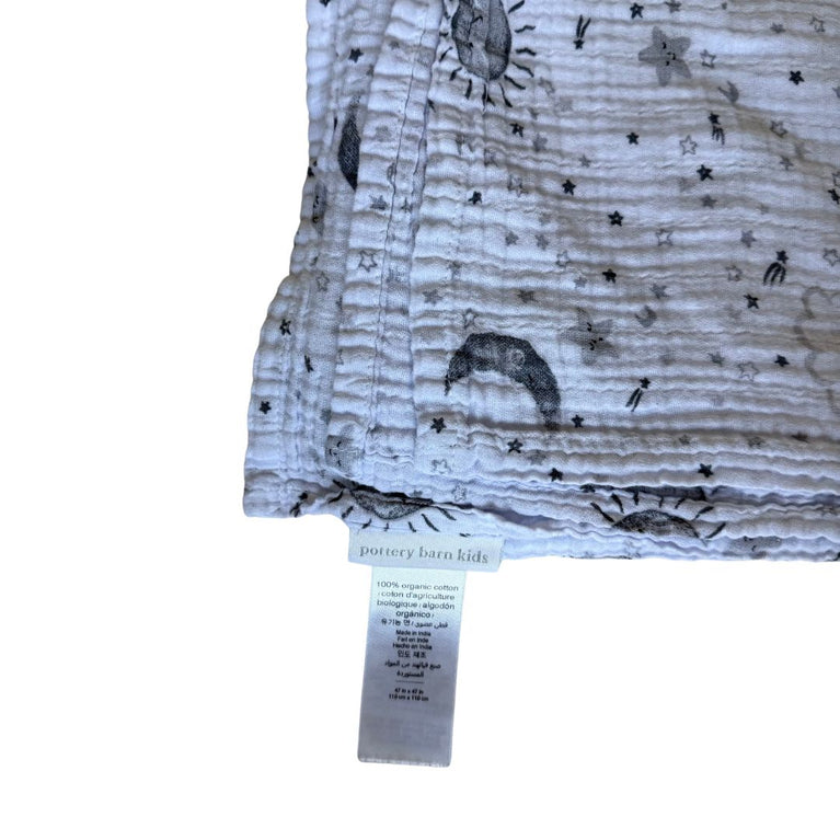 Pottery Barn Kids Organic Cotton Muslin Skye Swaddle Set - Pack of 3
