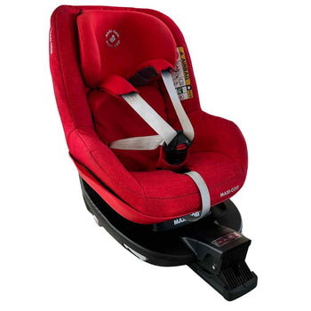 Maxi-Cosi Pearl Smart i-Size Car Seat (Red) + FamilyFix3 ISOFIX Car Seat Base