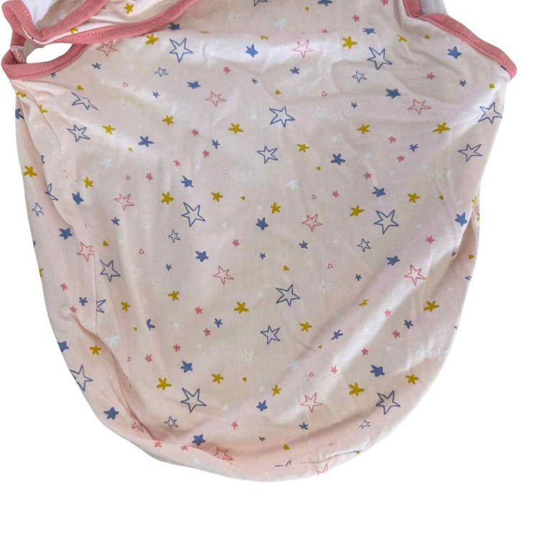 Clevamama Swaddle to Sleep Cotton Wrap Velcro Swaddle - Pink