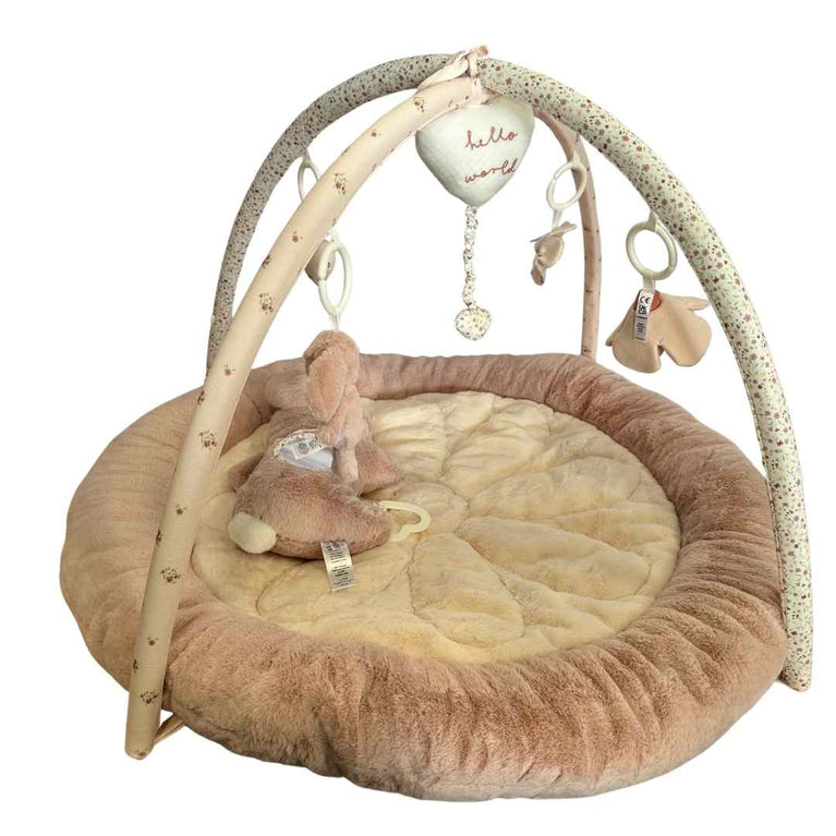 Mamas & Papas Welcome to the World Bunny Playmat - Pink