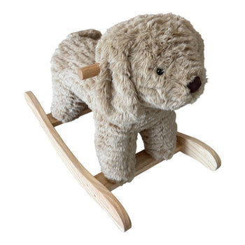 Pottery Barn Labradoodle Plush Nursery Rocker