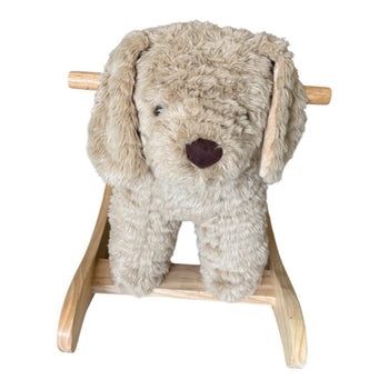 Pottery Barn Labradoodle Plush Nursery Rocker