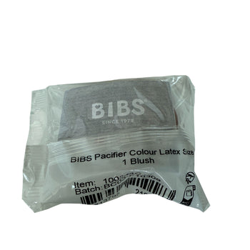 Bibs Soft Latex Pacifier Size 1 - Blush