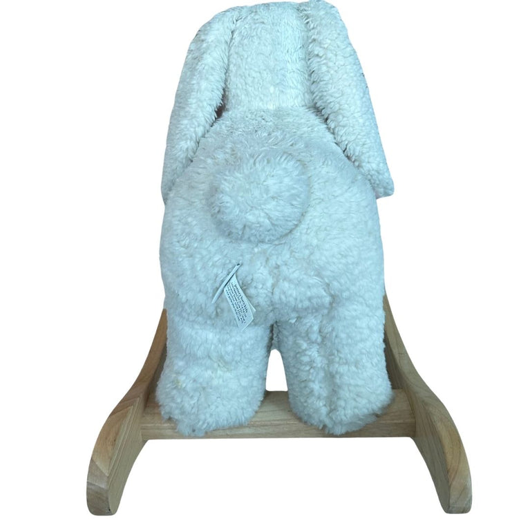 Pottery Barn Sherpa Bunny Plush Wooden Rocker