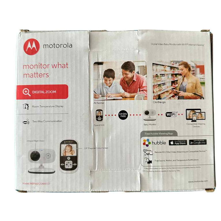 Motorola Digital Video Baby Monitor with Wifi (Model: MBP622Connect)
