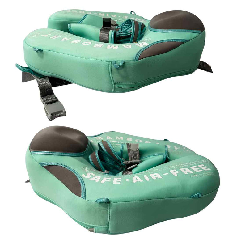 Mambobaby Float Deluxe with Canopy and Tail - Green