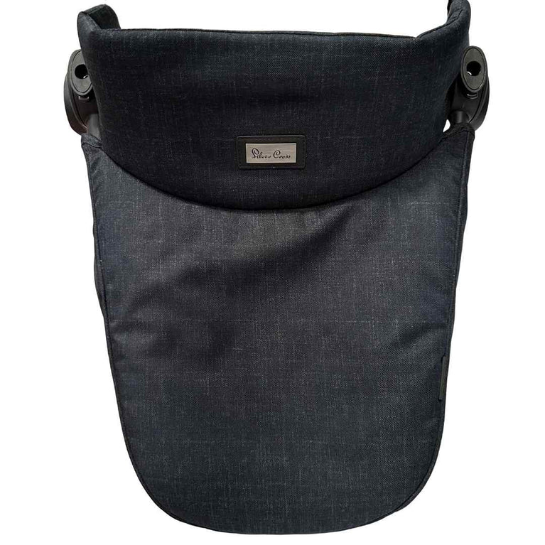 Silver Cross Coast Flint Stroller with Bassinet - Denim Blue