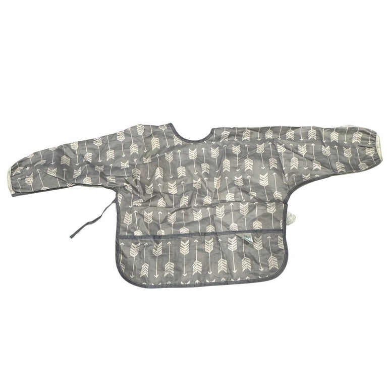 Bumkins Long-Sleeved Toddler Bib (3-7 years) - Pack of 3 - Grey Animal Print Llama