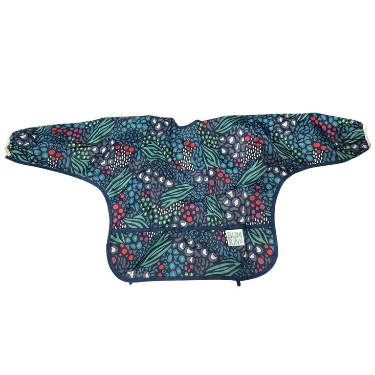 Bumkins Long-Sleeved Toddler Bib (3-7 years) - Pack of 3 - Grey Animal Print Llama
