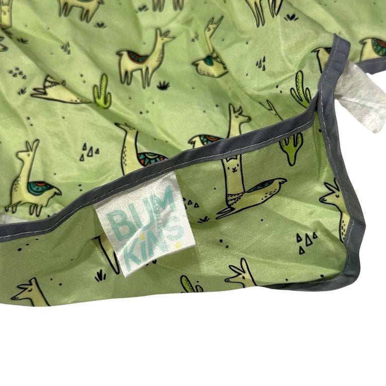 Bumkins Long-Sleeved Toddler Bib (3-7 years) - Pack of 3 - Grey Animal Print Llama
