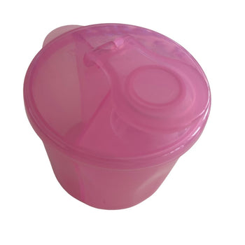 Dr. Brown's 3-Section Milk Powder Dispenser with Flip Top Lid - Pink